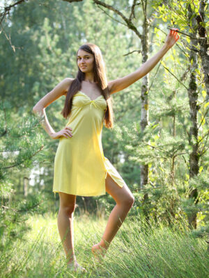 Yellow dress